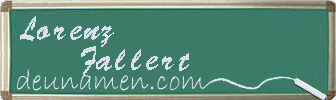 Lorenz Fallert Visitenkarte